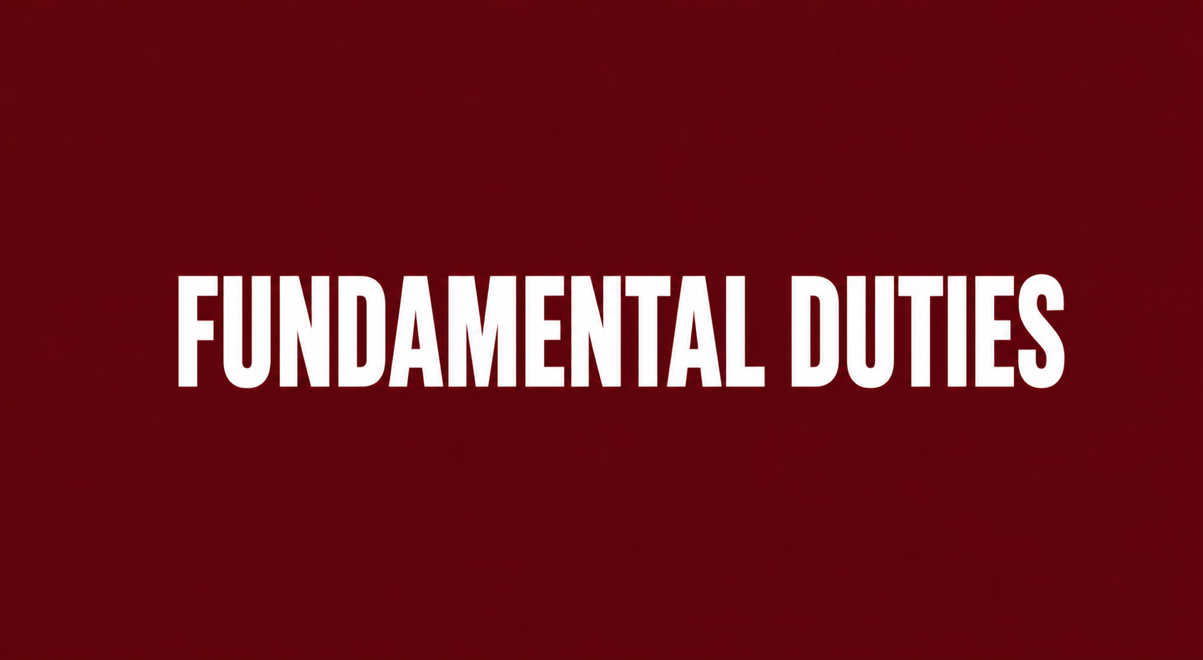 Fundamental Duties